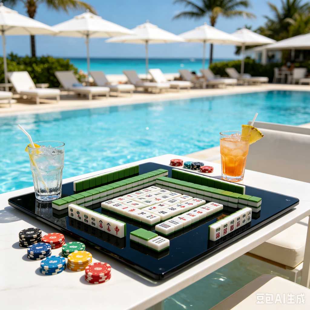 stable print mahjong set