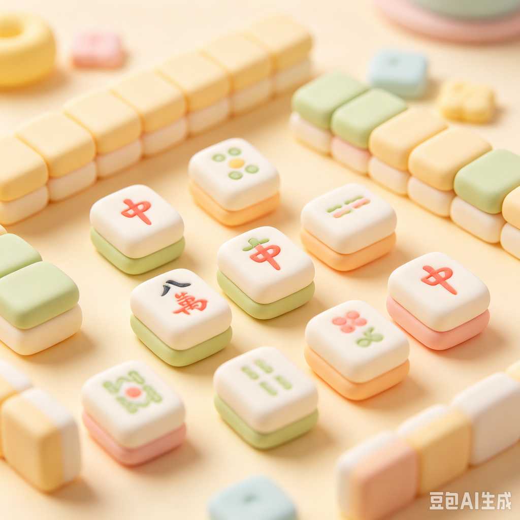deep engrave mahjong tiles