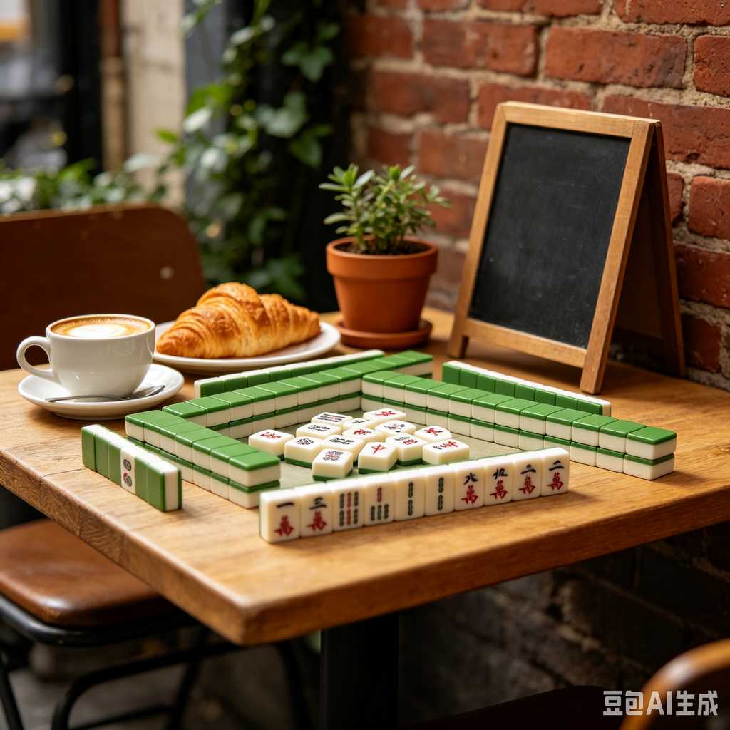 muted color mahjong set